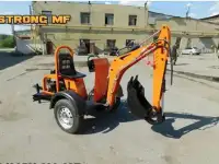 Прицепной  универсальный мини экскаватор STRONG M 1000