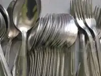 Аллюминиевые ложки и вилки