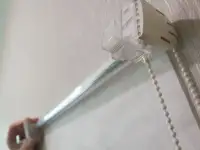 Штора Ширма белая Decolux 156 x 37 см  Две шторы, фотография 3