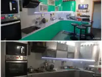 Перекраска кухонного гарнитура. Покраска мебельных фасадов, фотография 3
