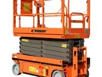 Самоходный подъемник ножничного типа grost spx h320-10 с питанием от аккумулятора