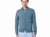 Мужской свитер lacoste на молнии из органического хлопка