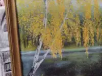 Картина СССР холст масло пейзаж, фотография 2