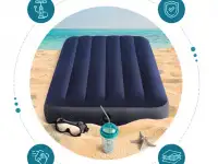 Новый надувной матрас Intex 137х191х25см полутораспальный, фотография 5