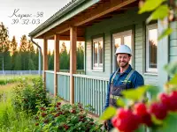 Пристройка деревянной веранды к дачному домику