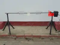 Комплект Вертел 140 см , стойки средние, двигатель 25 кг