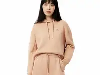 Женская толстовка lacoste loose fit с капюшоном