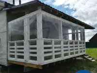 Мягкие окна для беседок