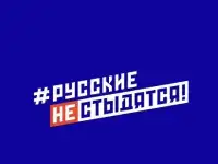 Эксклюзивная фирменная толстовка с патриотичным принтом РУССКИЕ НЕ СТЫДЯТСЯ!, фотография 3