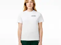 Женская хлопковая футболка lacoste relaxed fit