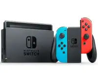 Игровая консоль Nintendo Switch (неоновый красный/неоновый синий), фотография 2