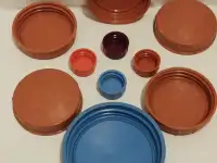 Крышки карболитовые, с резьбой, новые, из СССР, фотография 6