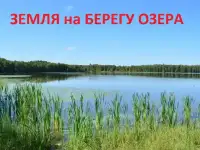 Земля на берегу озера 49 соток в собственности