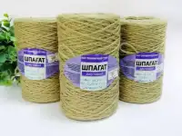 Шпагат джутовый, льняной, полипропиленовый, фотография 3
