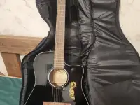 Fender CD-60SCE Dreadnought Black
