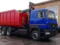 Ломовоз МАЗ 6312Сс Гидроманипулятором Palfinger