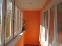 Отделка балконов мраморной крошкой
