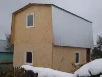 Строительство каркасного дома 3,8х6,0м. круглогодично