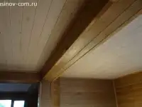 Монтаж вагонки, монтаж имитатора. Отделка деревом.
