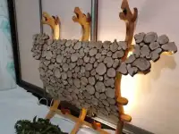 Панно из можжевельника
