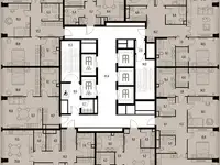 2-х комнатная квартира, 58,00 м², 24 эт., ЖК HIGH LIFE Летниковская 11, Хай Лайф, фотография 3