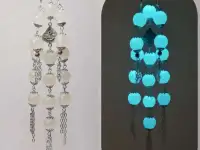 Украшения с люминофором, светящиеся подвески, кулоны, серьги, кольца, броши из ювелирной смолы, фотография 5