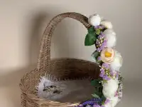 Пасхальные корзины с декором, фотография 10