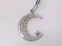 Серебряная подвеска с цирконием