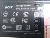 Acer Aspire Корпус нижняя часть AP06R000400, фотография 4