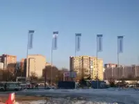Бетонная тумба для флагштоков, фотография 9