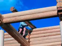 Плотники, плотницкие работы, сборка срубов