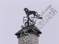 Дымники и флюгера кованые на заказ