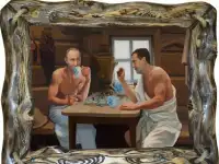 Картина для бани 