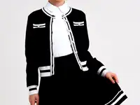 Комплект трикотажный для девочек: кардиган, юбка