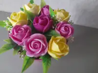 Букет, из мыло