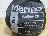 Спальник пуховой Marmot Radium 20 Long. Новый. Вес 1,23 кг., фотография 4