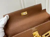 Сумка hermes kelly ручная работа натуральная кожа, фотография 5