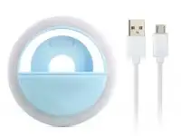 Светодиодное кольцо для селфи Selfie Ring Light на телефон, фотография 2