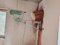 Алмазное бурение. Монтаж бризера., фотография 7