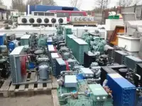 Компрессор, конденсатор, охладитель камера 200м3