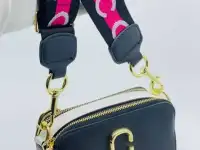 Сумка Marc Jacobs Logo Strap Snapshot French Multi, фотография 4
