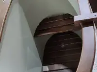 Купель для бани с пластиковой вставкой 1,4х0,8хН1,2м дуб морёный, фотография 2