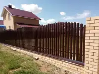 Штакетник металлический, фотография 2