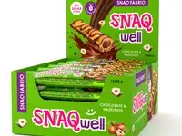 Вафли с начинкой snaq well - шоколадно-ореховый