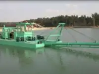 Землесосный снаряд 100м3/час по пульпе, 70м3/час чистая вода