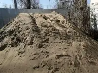 Песок речной и карьерный, чистый, навалом, фотография 2