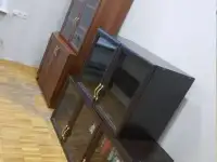Распродажа  Мебели в хорошем  состоянии  Витрина Шкаф Стеллаж Кресло растущее школьника Пенал