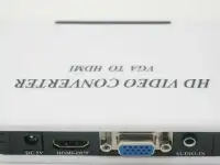 Конвертер сигнала VGA с аудио в HDMI сигнал