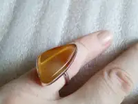Кольцо СЕРДОЛИК, серебро 925