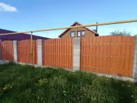 Изготовление и установка заборов из профлиста  Монтаж ворот, калиток из профнастила, фотография 5